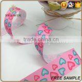 Hot Sale Printed Heart Ribbon for Valentine's Day thumbnail-1