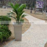 FO-9014 Brushed Outdoor Stainless Steel Flower Pot Stand thumbnail-1