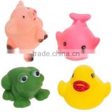 rubber floating PVC bath toys, China factory Rubber toys, bath bay toys for baby shower