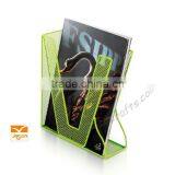 Wire Magazine Newspaper Basket Post Storage Rack Holder thumbnail-1