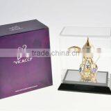 Gold Plated Decorative Mid-east Kettle With Acrylic Box for Home Decoration thumbnail-4