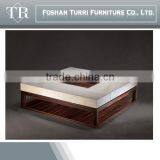 Antique MDF With Wooden Veneer Square Travertine Coffee Table thumbnail-5