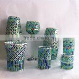 Different Shape Mosaic Candle Holders Votive Antique for Home Decoration thumbnail-2