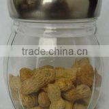 Drum Shape Food Glass Jars With Metal Cap thumbnail-1