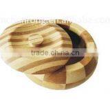 Custom Round Bamboo Ashtray thumbnail-2