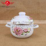 China Beautiful Decal High Quality Hot Sale 3pcs Enamel Hot Pot Casserole Wholesale thumbnail-2