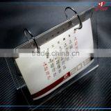 Factory Supplier Customized Promotional Acrylic Table Desk Calendar Stand