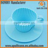 Food Grade Low Price Silicone Tea Cupcake thumbnail-1