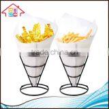 French Fry Stand Cone Basket Holder by Cobble Creek for Fries Chips Appetizers thumbnail-1