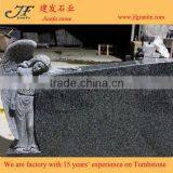Cheap China 654 Dark Black Granite Headstones thumbnail-6