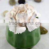 Natural Lavender Scented Plaster Flower Fragrance Diffuser With Ceramic Bottle thumbnail-2