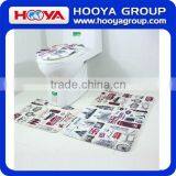 3pcs Bath Rug Toliet Seat/bath Mat /toilet Seat Cover/new Design thumbnail-1