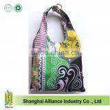 Reusable and Recyclable Folding Tote Bag With Snap Closure thumbnail-3
