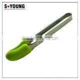14044 Glove Shape Barbecue Tongs Silicone Kitchen Serving Food Tong thumbnail-2