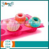 Non - Stick Dishwasher Safe Mini Ring Shape Silicone Cake Mold thumbnail-2
