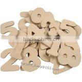 Wooden Assorted Numbers Pack Craft Create Decorate thumbnail-1