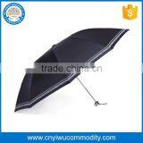 Cheap Colorful Check Design 3 Fold Flat Umbrella Manual Open Folding Umbrella thumbnail-1