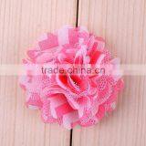 Fabric and Mesh Flower Clip for Kids Hair Accessories thumbnail-2