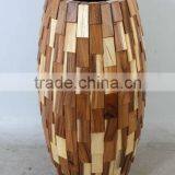 Wood Overlap Planter thumbnail-1