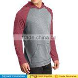 2016 Custom Logo Men's Jersey Long Sleeve Pull Over Baseball Raglan Hoodie Sweatshirt thumbnail-6