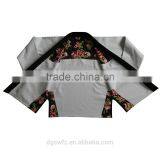 Custom Embroidery Patches Bjj gi 100% Cotton Pearl Weave Fabric With Embroidery and Woven Patches Jiu Jitsu Kimono Custom Gi's thumbnail-3