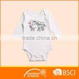 Knitted Wear Embroidery Nice White Baby Romper thumbnail-1