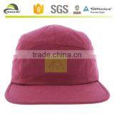 5-panel Cap With Leather Label, 5 Panel Hat Wholesale Hats Cap thumbnail-2