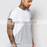 Cheap Price Super Oversized Sleeveless Cut and Sew Casual Men T-shirt thumbnail-1