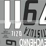 Custom Heat Transfer Sticker Plastisol Heat Transfer Iron on Jersey Number Sheet thumbnail-5