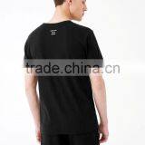 Customized Blank Printing Black Tee Fashion Hip Hop Design Men T-shirt thumbnail-2