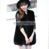 CN-R-34 Real Whole Skin Fox Fur Sleeveless Coat Genuine Fur Leather Waistcoat thumbnail-6