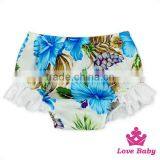 66TQZ460 Lovebaby Fancy Girl Ruffle Short Printed Flowers Pants Suits For Baby Gilrs Wear thumbnail-2