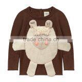 S17682A New Sweaters Cotton Pullover Kids Girls Knitted Sweater thumbnail-4