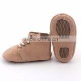 BSCI Factory Genuine Leather Sole Kids Boots Baby Shoes thumbnail-4