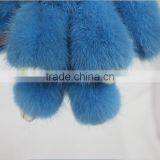Myfur New Blue Real Copenhagen Mink Fur Rabbit Keychain Cheap Factory Price Car Accessory Keychain thumbnail-5