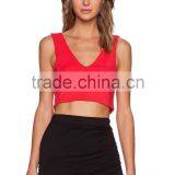 Cotton Lycra Crop Top thumbnail-1