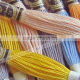 100% Similar DMC 447 Cotton Thread,cross Stitch,cotton Thread,skein thumbnail-1