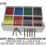 300PC LARGE CRAYON CLASSROOM SET / NON TOXIC CRAYON thumbnail-6