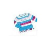 Colorful Stripe Knitted Baby coat Wear with Round Neck , baby chunky cardigan With Cotton