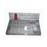 Point of Purchase Womens Lipstick Cosmetic Display Stands Cardboard Showing