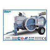 2x40kN Hydraulic Electric Tension Stringing Equipment Two Rope Conductors Max 8 Ton 77kw