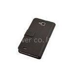 Extra Slim Genuine Samsung Phone Leather Cases , Samsung Galaxy i8750 Ativ S Wallet Cover
