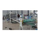 Plastic Sheet Extrusion Line , Twin Screw PVC Extrusion Machinery