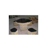 Sell Basalt Table and Chair Natural Stone Sculpture Landscaping thumbnail-1
