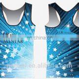 Bule Star Design Wholesale Dance Costumes Custom Dance Team Uniforms thumbnail-2