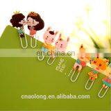 Good Promotion Souvenir Gifts Custom Logo and Shape Soft Pvc Book Clip Rubber Bookmarks