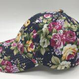 Korean Leisure All-match Flower Cloth Printed Flat Hat Hip-hop Duck Tongue Tide Sun Baseball Hats Special thumbnail-4