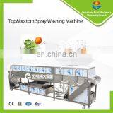 DUP-5000 CE Approved Top and Bottom Spray Vegetable and Fruit Washing Cleaning Machine thumbnail-2
