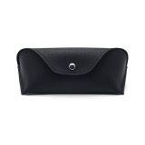 Promotional Vintage and Personalized Leather Sunglasses Case with Press-button