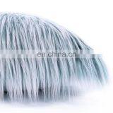 Repreve 100% Polyester Latest Design Luxurious Fashion Blue Mongolian Long Hair Long Fur Cushion for Home Decor thumbnail-4